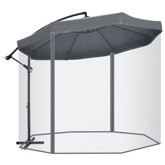 4goodz Zweefparasol met klamboe insectennet- diameter 3 mtr - - Image 1