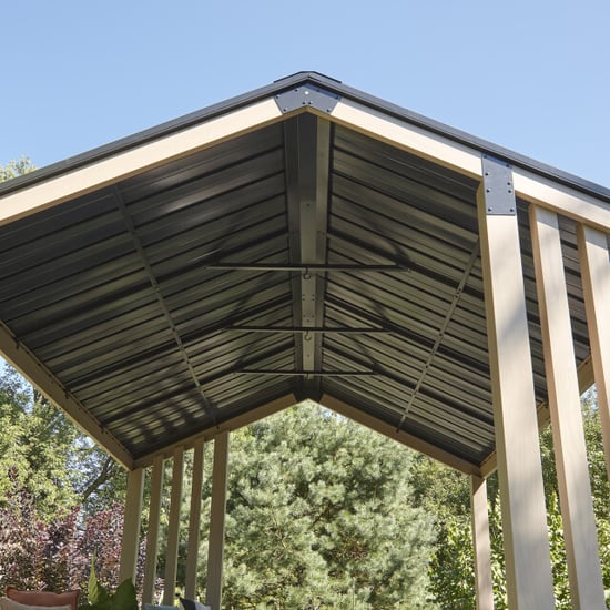 Sojag Lito 1012 paviljoen van aluminium 3x3,7 m houtlook - Image 2