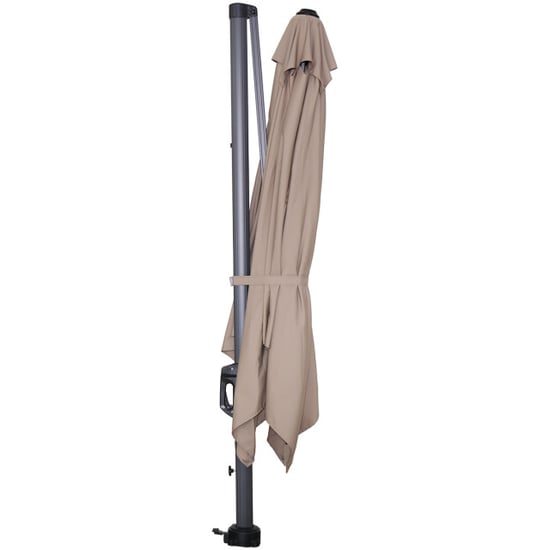 Garden Impressions Hawaii lumen parasol 300x300 cm taupe - Image 2