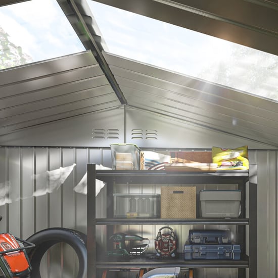 4goodz Tuinschuur metaal met bodemframe 277x195x192 cm - - Image 6