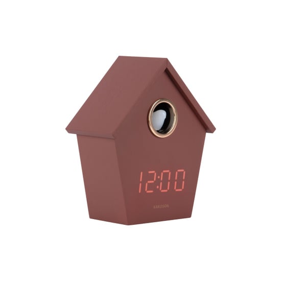Karlsson wekker riqueza cuckoo led - 6,8x13x15,3 cm - Image 1