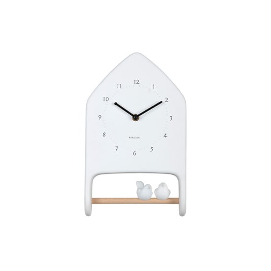 Karlsson wall clock love birds - Øcm - Image 2