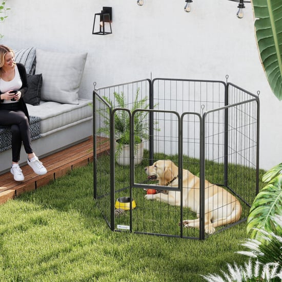 4goodz Heavy duty puppyren 6 panelen 100 cm hoog - Image 3