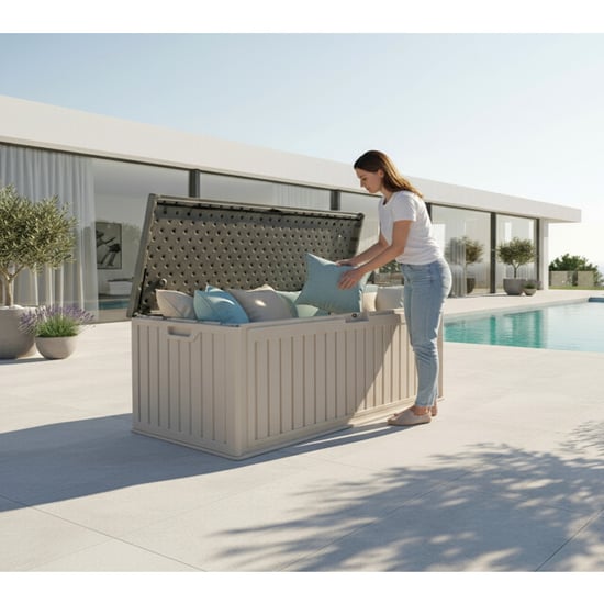 Westmann Alba kunststof opbergbox voor in de tuin 380 liter - Image 5