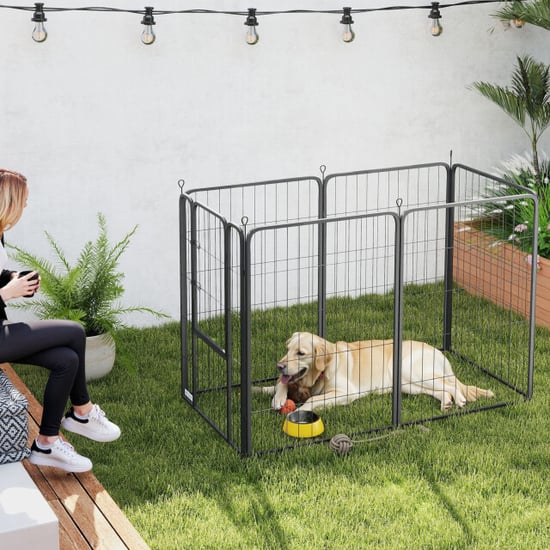 4goodz Heavy duty puppyren 6 panelen 100 cm hoog - Image 5