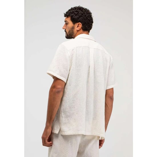 Butcher of Blue Alex resort embro shirt ss titan white - Image 6
