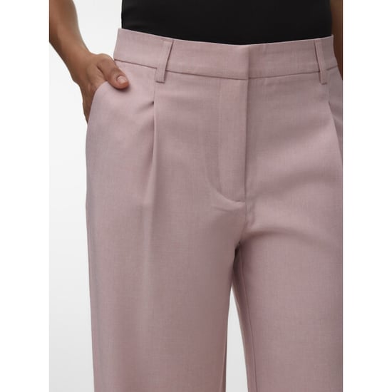 Vero Moda vmcassidy mw wide pant noos 10334507 bleached mauve - Image 5