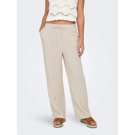 Only Onlsiesta mw pull-up linen bl pnt n beige - Image 3