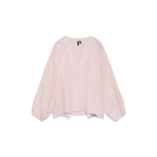 Vero Moda Vmnatali ls emb top wvn noos licht - Image 1