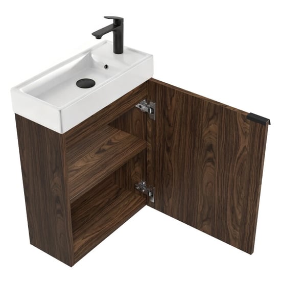 Badplaats Toiletmeubel keno 50 x 23 cm – bruin – fonteinmeubel met - Image 3