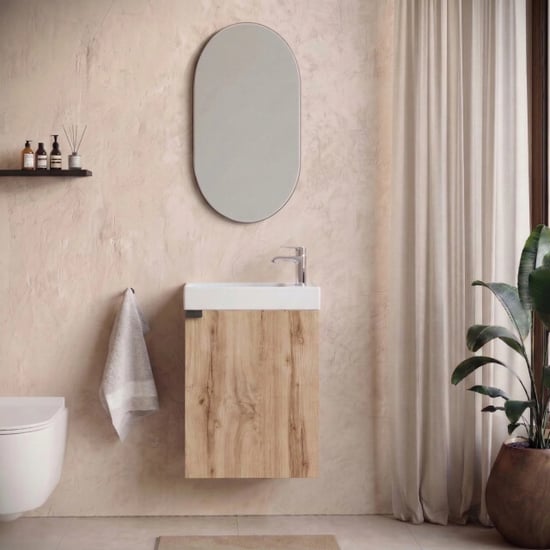 Badplaats Toiletmeubel keno 50 x 23 cm – – fonteinmeubel met wastafel - Image 4