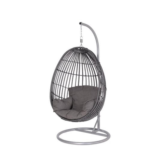 Garden Impressions Panama hangstoel eivormig carbon black earl grey licht - Image 1