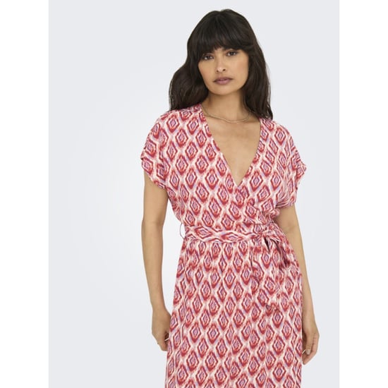 Only onlzilla adele life ss long dress w 15357778 equestrian red - Image 5