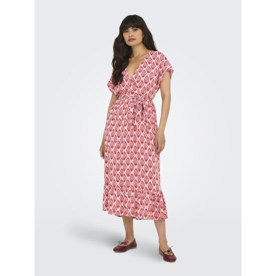 Only onlzilla adele life ss long dress w 15357778 equestrian red - Image 6