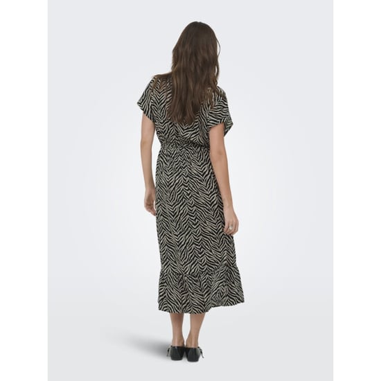 Only onlzilla adele ss long dress noos w 15357778 aop/ katty animal - Image 4