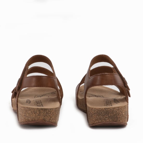 Josef Seibel Tonga 25 Kameel - Josef Seibel Bruin Tan Leren Tiener Dames Sandalen - Image 5