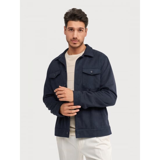 Blue Industry Milano jacket navy overshirt - Image 1