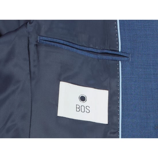 Bos Bright Blue Kostuum toulon suit drop 8 231028to12bo/240 blue - Image 3