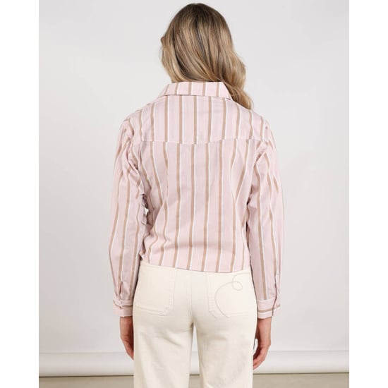 Nukus Nks02122 83 noa blouse stripes blush/fango - Image 2
