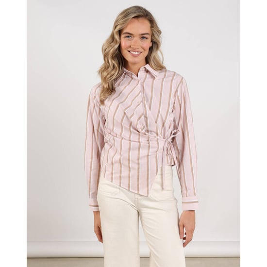Nukus Nks02122 83 noa blouse stripes blush/fango - Image 3