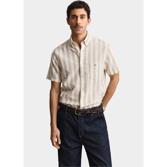 Gant Overhemd korte mouw heren gestreept overoverhemd met ko 3260020/200 - Image 1