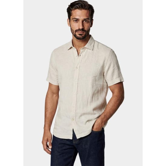 Blue Coast Overhemd korte mouw heren 100% linnen, regular fit 115l/0020 - Image 2