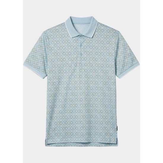 Innocente Polo heren ray 10-59/light blue - Image 2