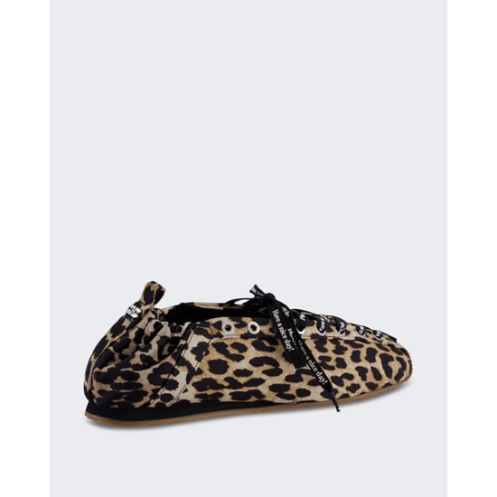 Ganni Dames ballerina's met luipaardprint - Image 4