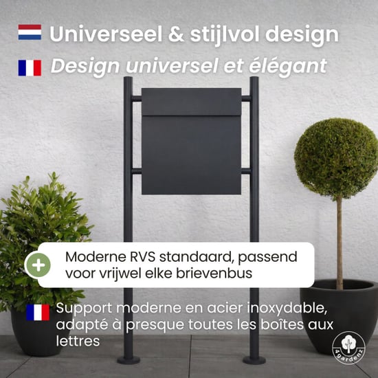 4gardenz ® vrijstaande brievenbus brievenbus met standaard - Image 3