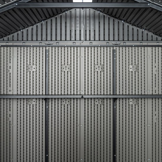 Lifetime Idaho kunststof tuinschuur met vloer 214x498 cm - - Image 3