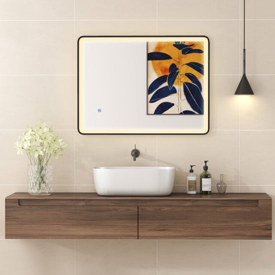 4goodz Badkamerspiegel 60x80 cm met led verlichting dimbaar horizontaal en - Image 5