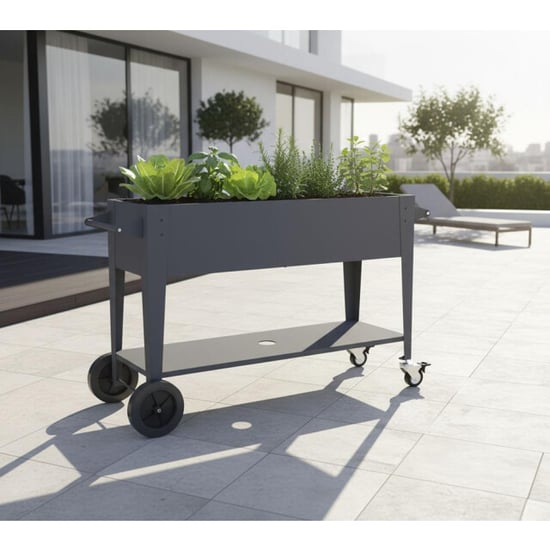 Westmann Mobila plus metalen verhoogde plantenbak op wielen - - Image 3