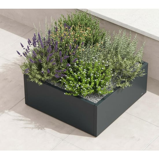 Herstera Garden Herstera-graden cube low l plantenbak vierkant metaal 100x100 cm - - Image 4