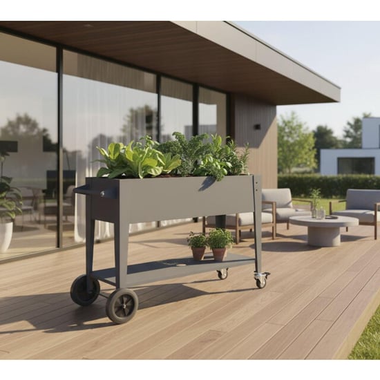 Westmann Mobila plus metalen verhoogde plantenbak op wielen - - Image 4