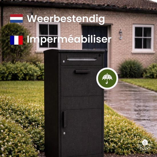4gardenz Pakketbrievenbus met apart postvak anti-diefstal staande pakketbox - Image 3