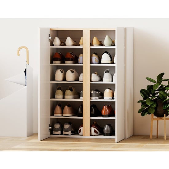 4goodz Schoenenkast voor 18 paar met verstelbare planken 33x70x95cm - Image 6