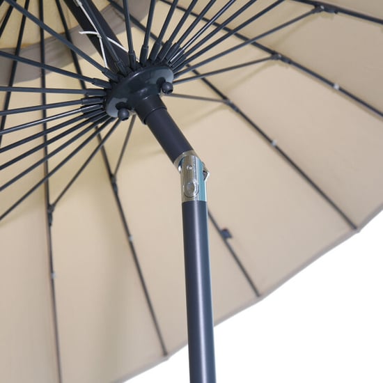 Garden Impressions Manilla parasol Ø250 cm carbon black - - Image 5