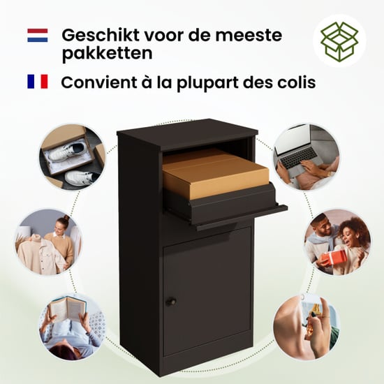 4gardenz ® grote pakketbrievenbus met slot pakketbox - - Image 4