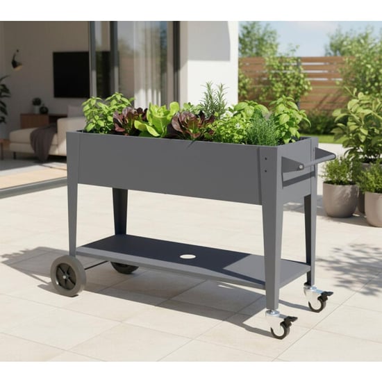 Westmann Mobila plus metalen verhoogde plantenbak op wielen - - Image 6