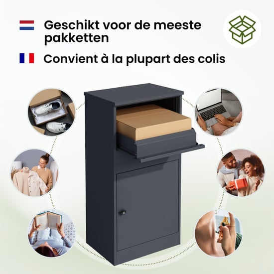 4gardenz Grote pakketbrievenbus met slot pakketbox - Image 6