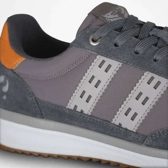 Q1905 Sneaker boston pro antraciet/ grijs/ oranje - Image 6