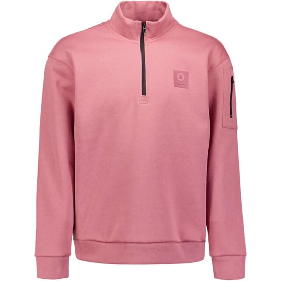 No Excess Sweater half zip old pink - Image 1