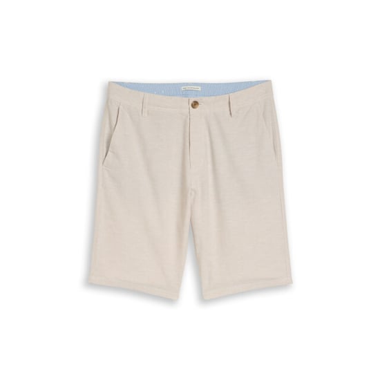 Tom Tailor Regular cotton linen chino shorts - Image 3