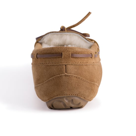 Aus Wooli Australia Womens Stylish Sheepskin Lace Moccasin - Tan - Image 3