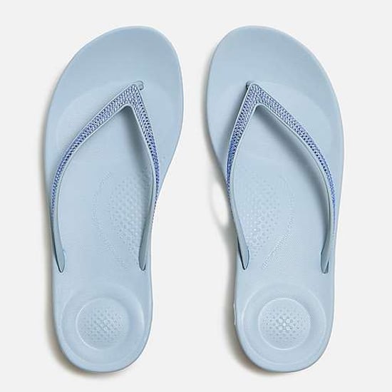 FitFlop Iqushion Sparkle Dames Flip Flops in Bewolkt Blauw - Image 2