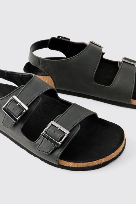 Double Strap Buckle Sandal - Image 3