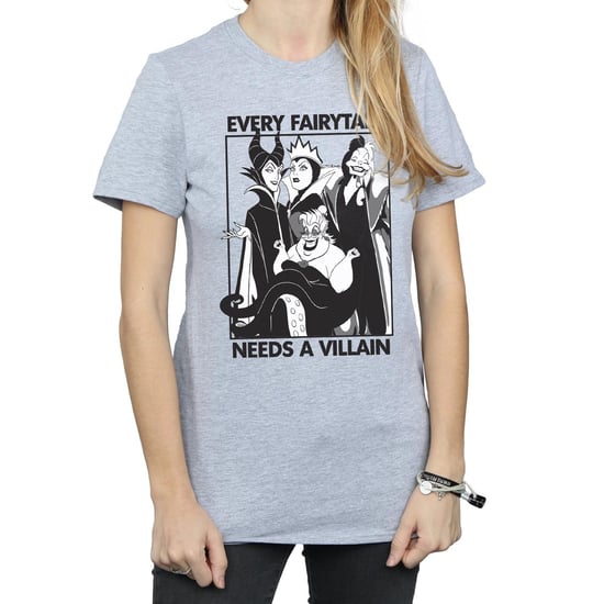 Disney Dames/Dames Elk sprookje heeft een schurk nodig vriendje T-shirt (Sportgrijs) - Image 5