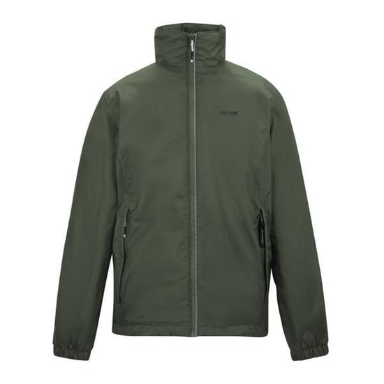 Regatta Mens Lyle IV Waterproof Hooded Jacket (Dark Khaki) - Image 1