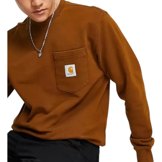 Carhartt WIP Mens Sweatshirt Casual Cotton Loose Fit Top - Image 4