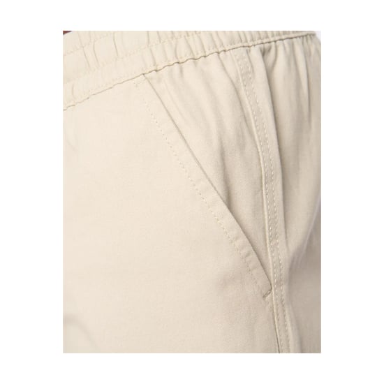 Crosshatch Mens Blansmoore Elasticated Regular Casual Shorts (Light Stone) - Image 3